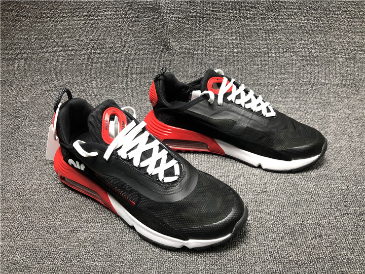 Women Nike Air Max 2090 Black Red White Shoes - Click Image to Close